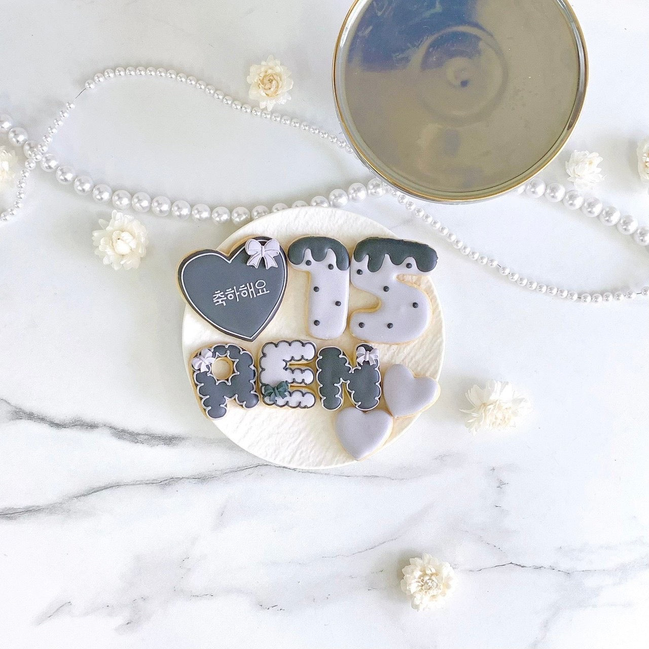 ダークカラーアイシングクッキーセット