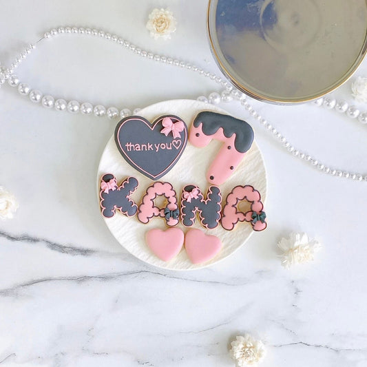 ダークカラーアイシングクッキーセット