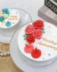 選べる2色の薔薇ケーキ