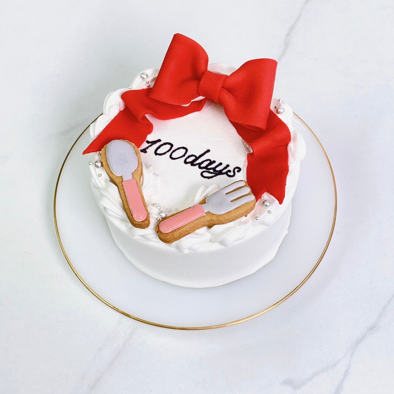 \100日祝い✧/ お食い初めケーキ