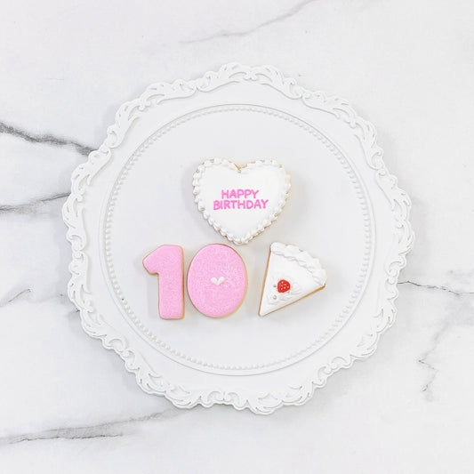 いちごケーキアイシングクッキーセット