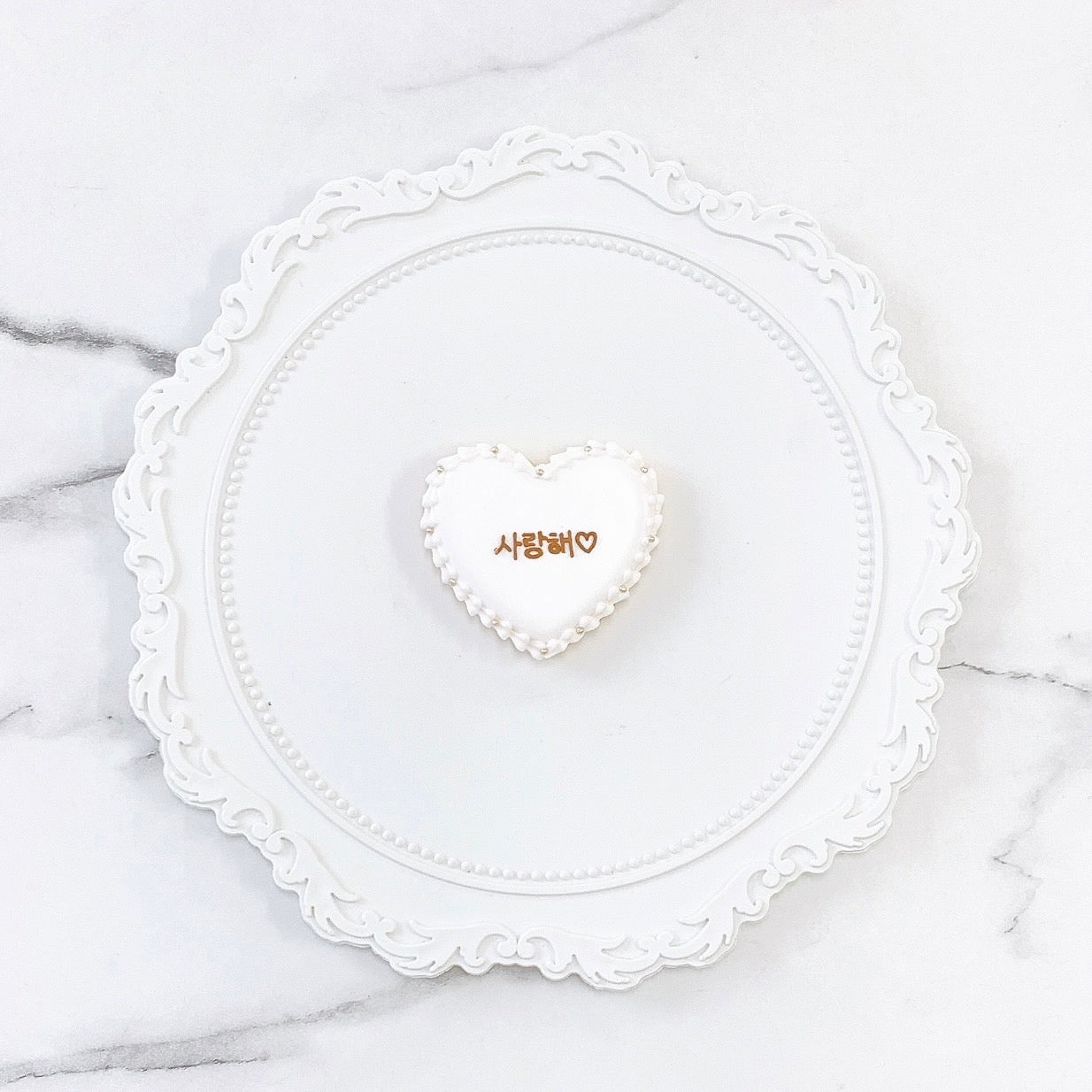 キラキラアラザン付きプレート