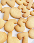 プレーン数字クッキー