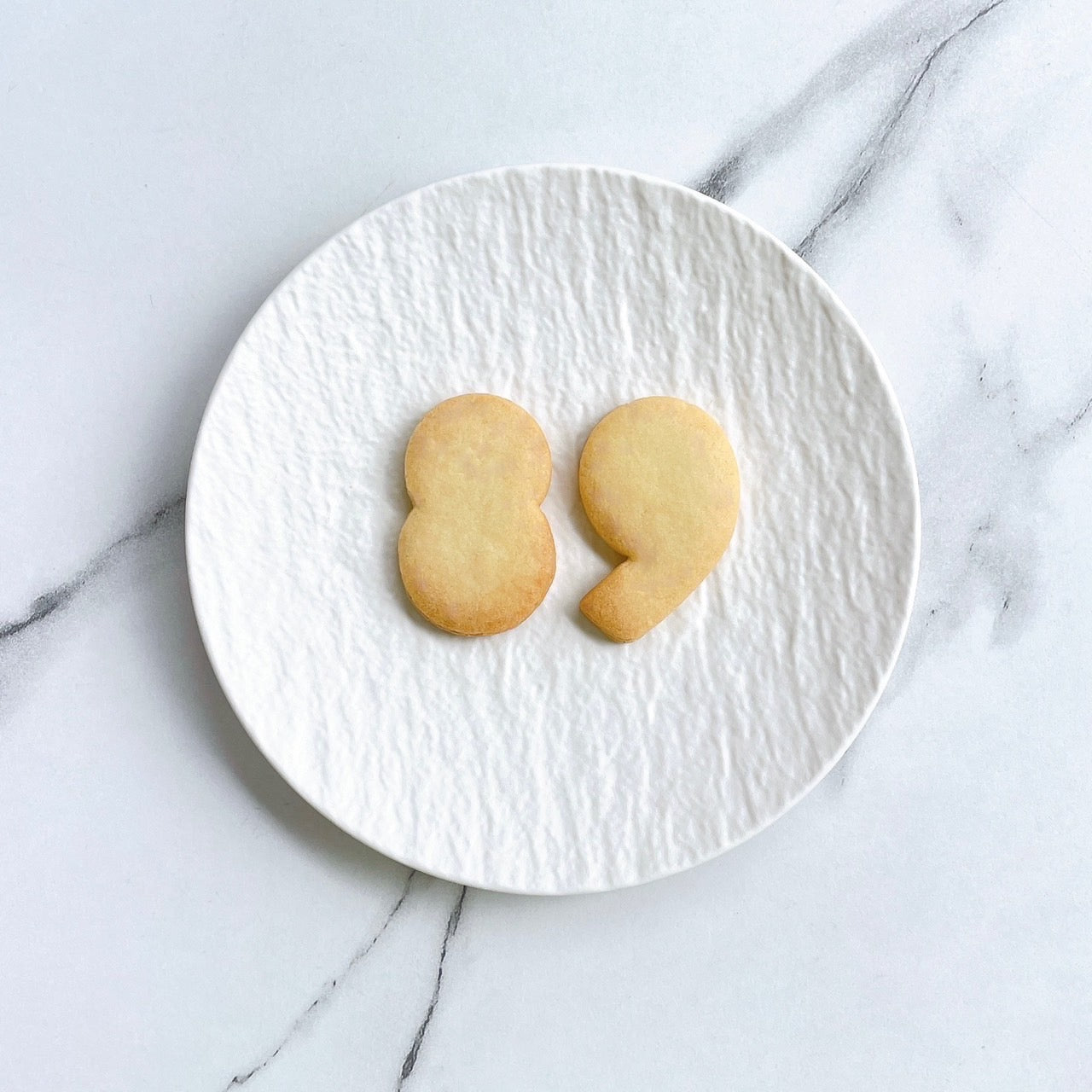 プレーン数字クッキー