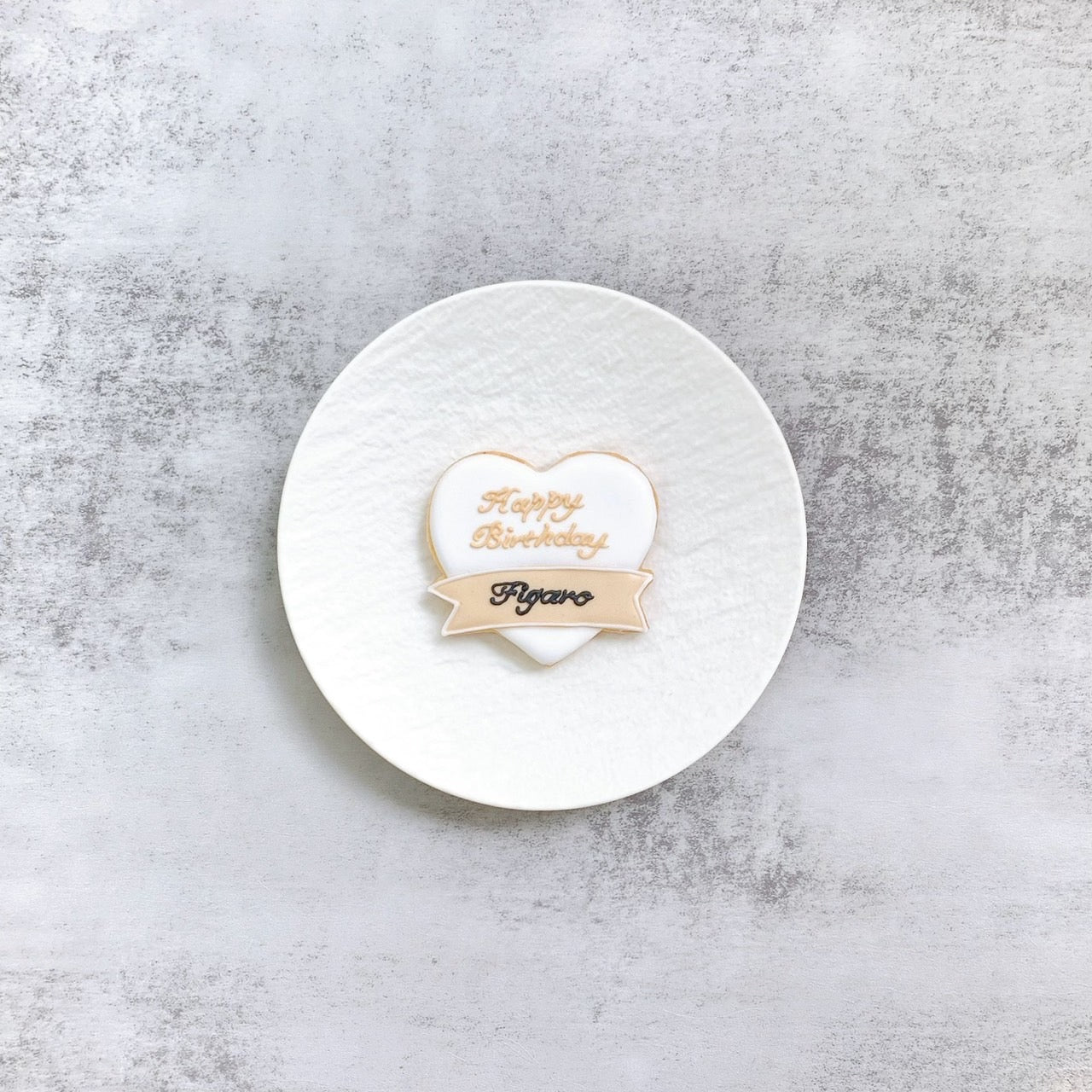 ダブルメッセージハートクッキー