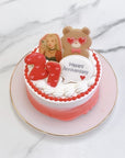 サングラスくまちゃんのお祝いケーキ