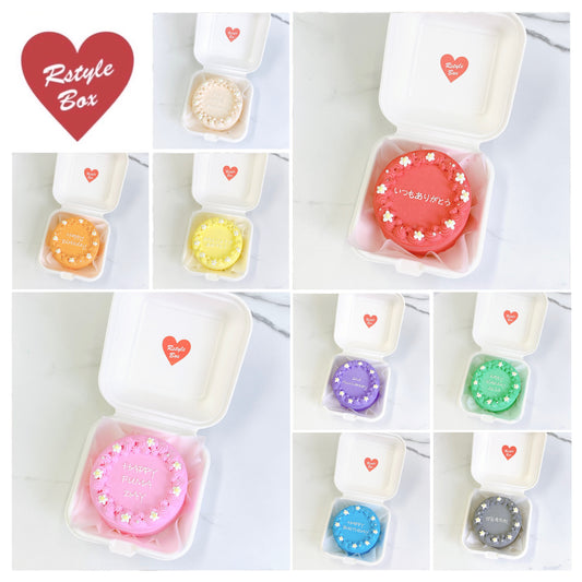 プチフラワーランチボックスケーキ