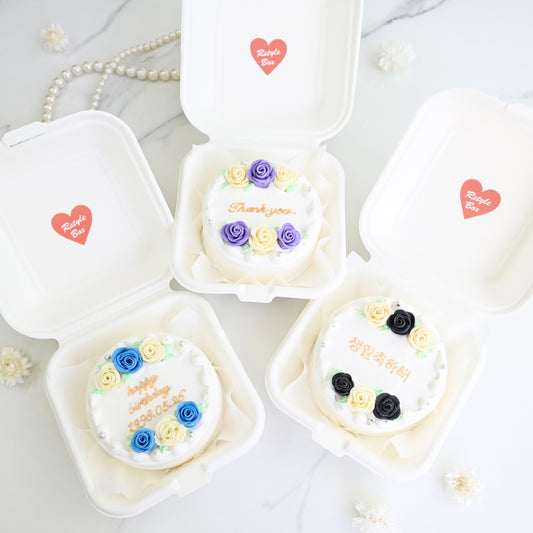 ロイヤル薔薇ランチボックスケーキ