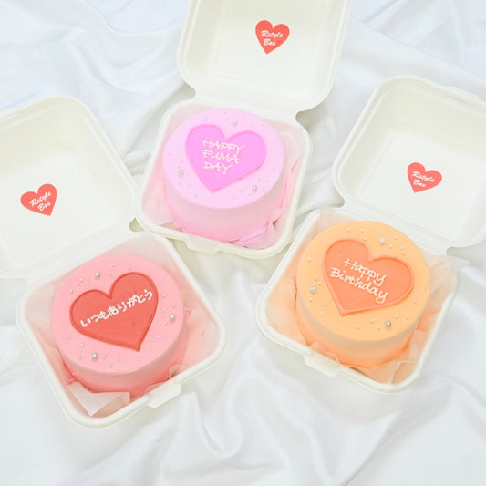 BIGハートランチボックスケーキ