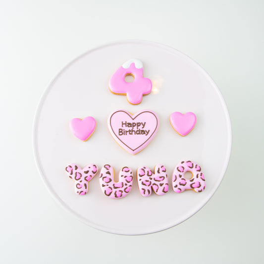 豹柄・星アイシングクッキーセット