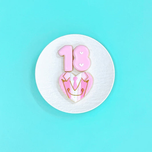 ハート型衣装クッキー&数字クッキーセット