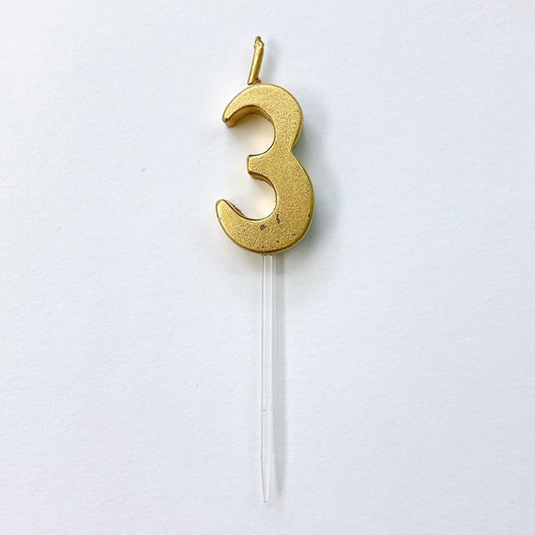 ナンバーキャンドル『3』