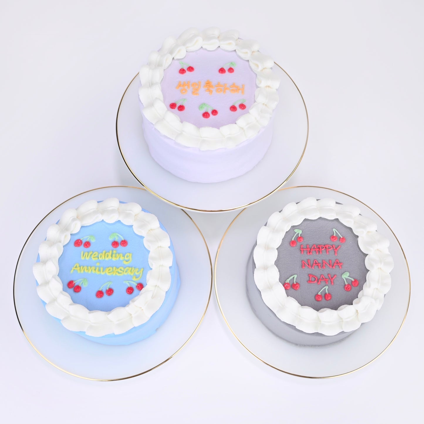 さくらんぼフリルセンイルケーキ