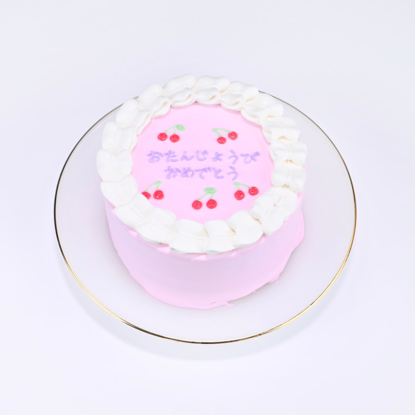 さくらんぼフリルセンイルケーキ