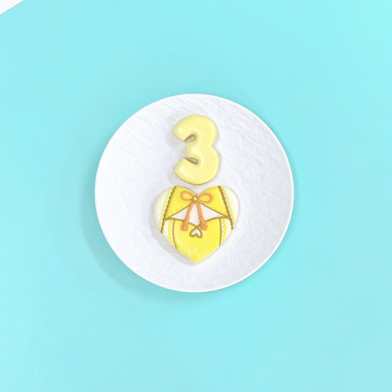 ハート型衣装クッキー&数字クッキーセット