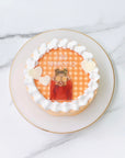 ギンガムチェックプリントケーキ