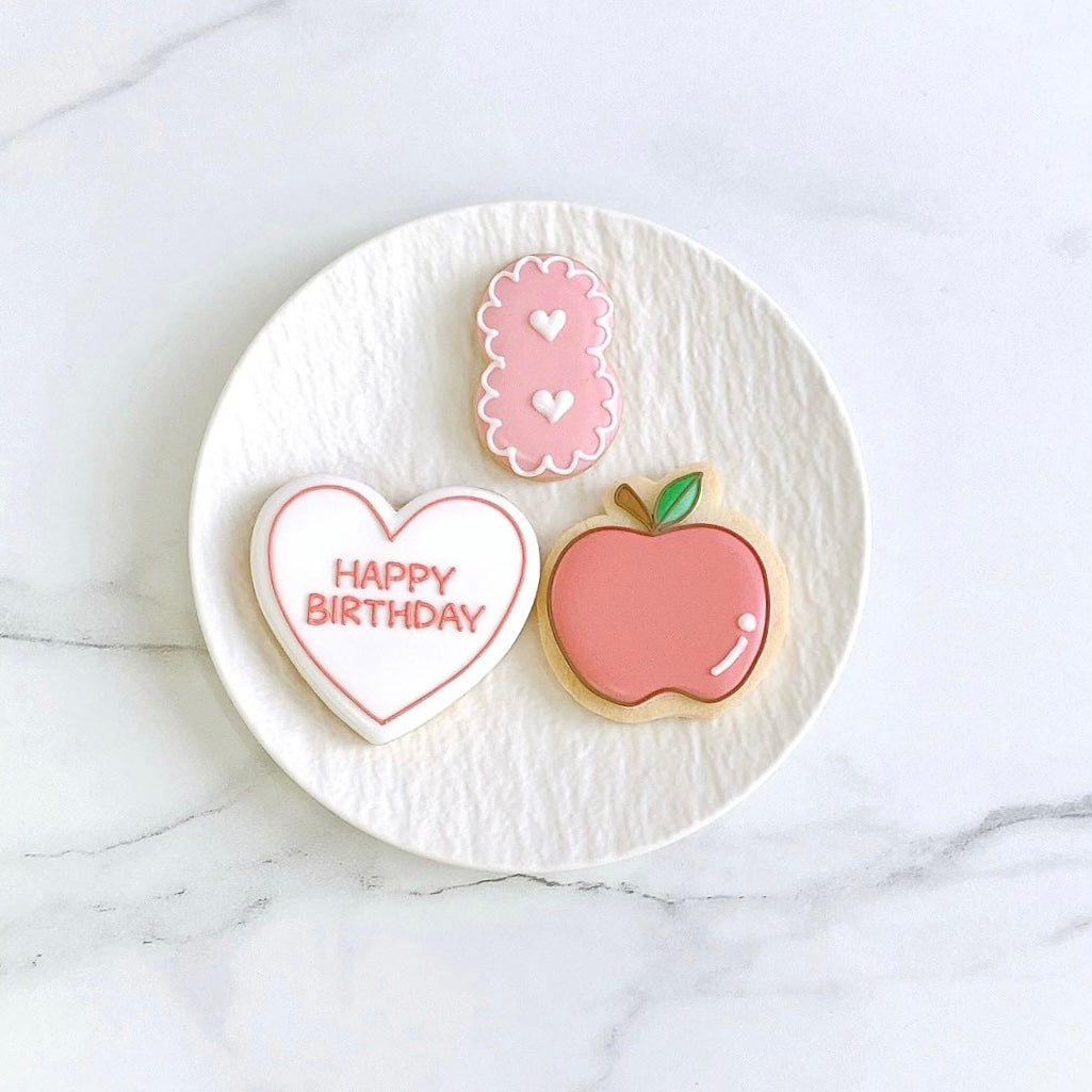 〈 赤推しさんへ❤︎ 〉絵文字アイシングクッキーセット