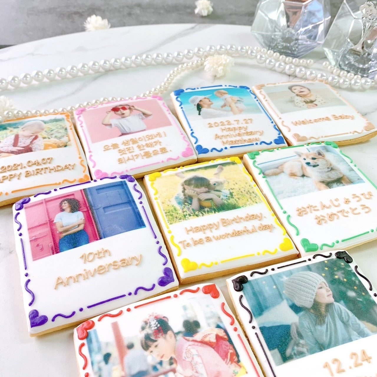 フォトメッセージクッキー