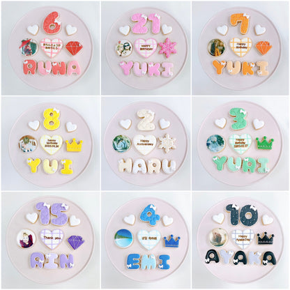 キルティングとチェックがかわいい♪ 豪華な推し活クッキーセット