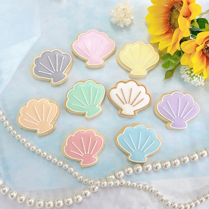 貝殻アイシングクッキー