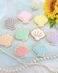 貝殻アイシングクッキー