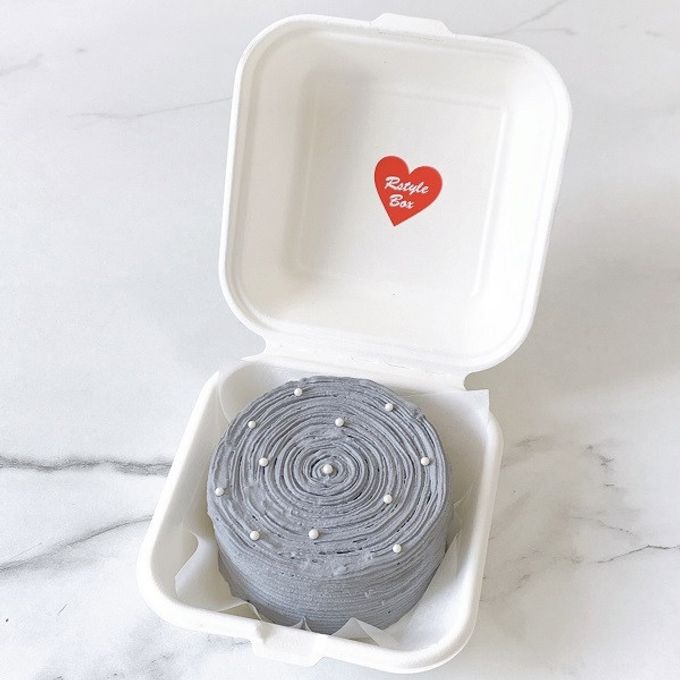 【カラバリ9色】ランチボックス入りぐるぐるクリームケーキ