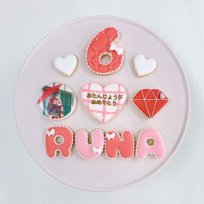 キルティングとチェックがかわいい♪ 豪華な推し活クッキーセット