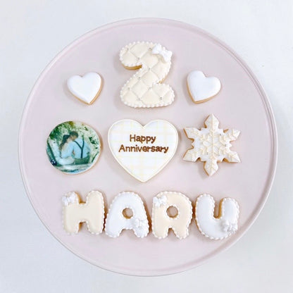 キルティングとチェックがかわいい♪ 豪華な推し活クッキーセット