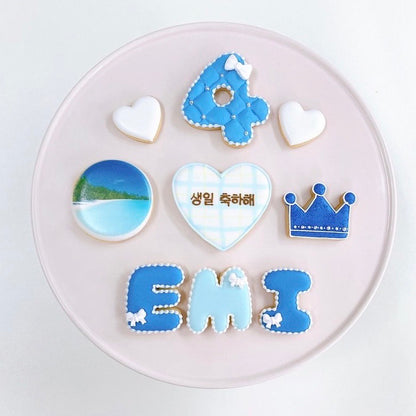 キルティングとチェックがかわいい♪ 豪華な推し活クッキーセット