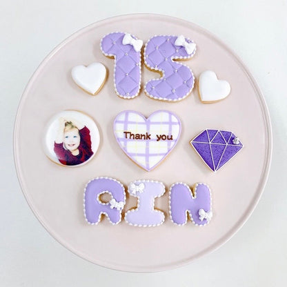 キルティングとチェックがかわいい♪ 豪華な推し活クッキーセット