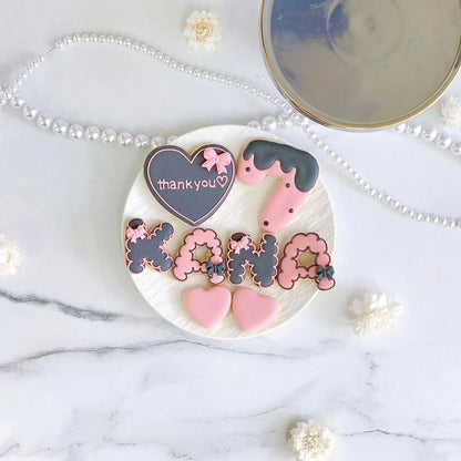 ダークカラーアイシングクッキーセット