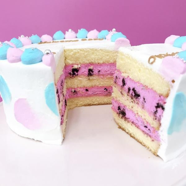 ジェンダーリビールケーキ《性別発表｜センイルケーキ｜ウェルカムケーキ♪》