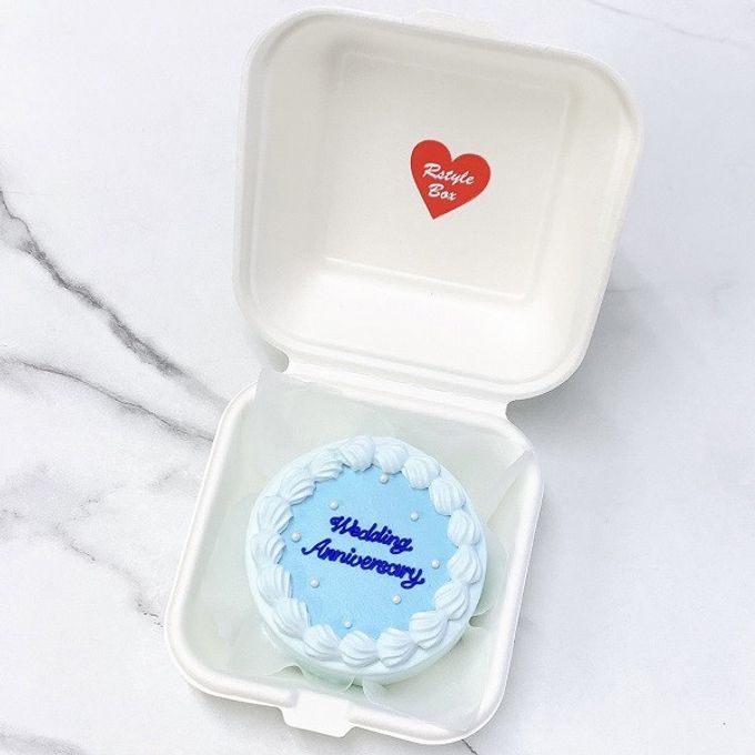 【カラバリ9色】ランチボックス入りまんなかカラーのセンイルケーキ