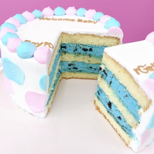ジェンダーリビールケーキ《性別発表｜センイルケーキ｜ウェルカムケーキ♪》