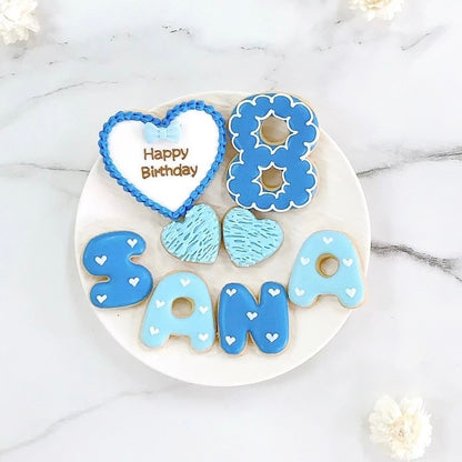 ハートフリルアイシングクッキーセット