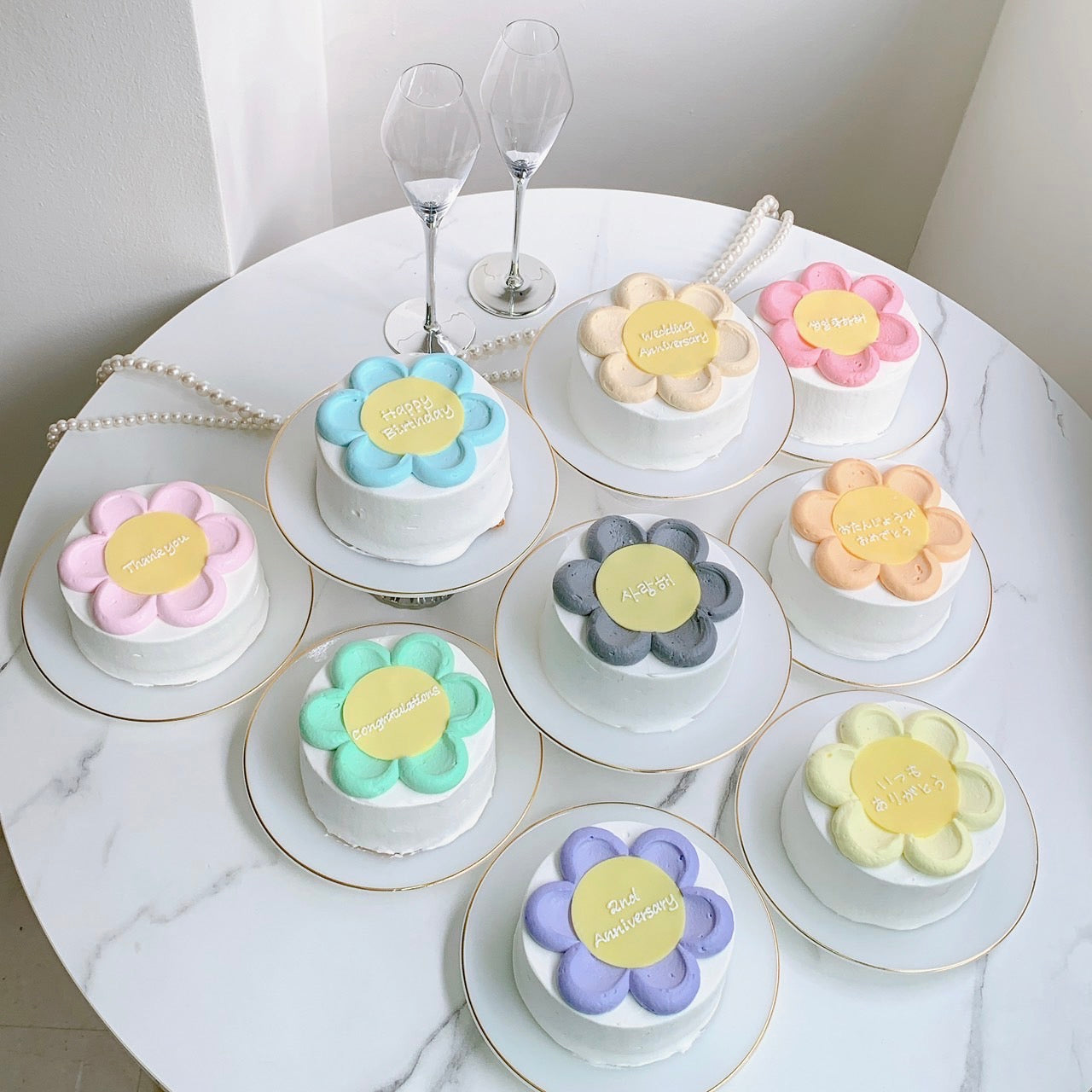 ぷくぷくふらわーケーキ