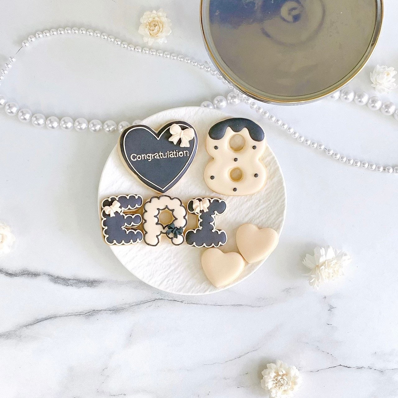 ダークカラーアイシングクッキーセット