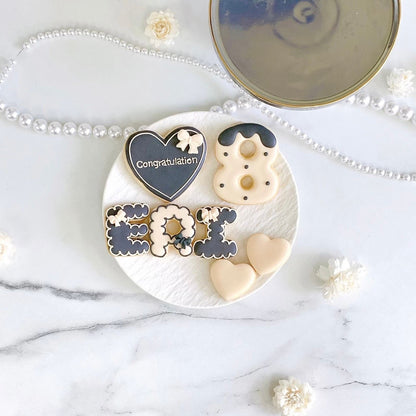 ダークカラーアイシングクッキーセット