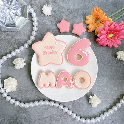 2色選べるツインカラーアイシングクッキーセット（星）