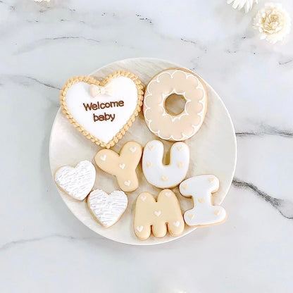 ハートフリルアイシングクッキーセット