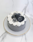 キラキラ薔薇ケーキ