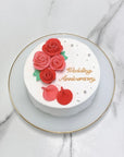 選べる2色の薔薇ケーキ