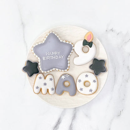 お星様キャンドルアイシングクッキーセット