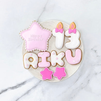 お星様キャンドルアイシングクッキーセット