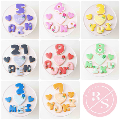 薔薇付きアイシングクッキーセット