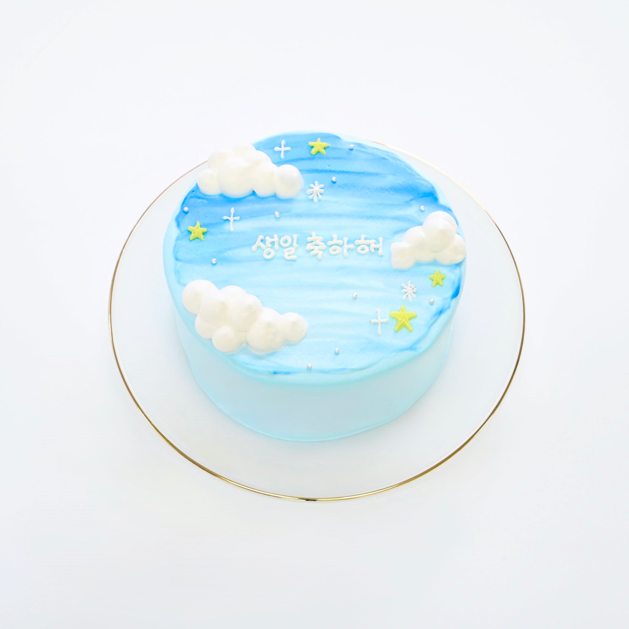 夜空の雲センイルケーキ