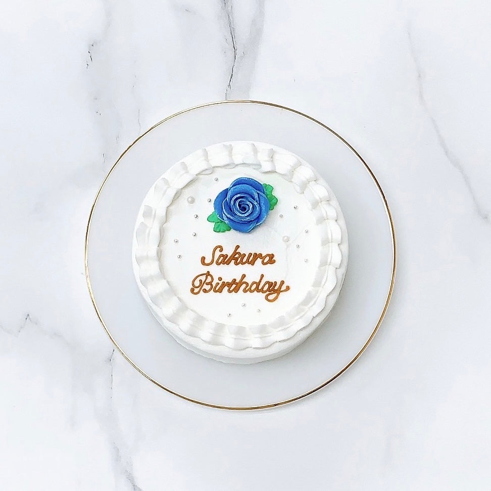 ワンポイントローズセンイルケーキ