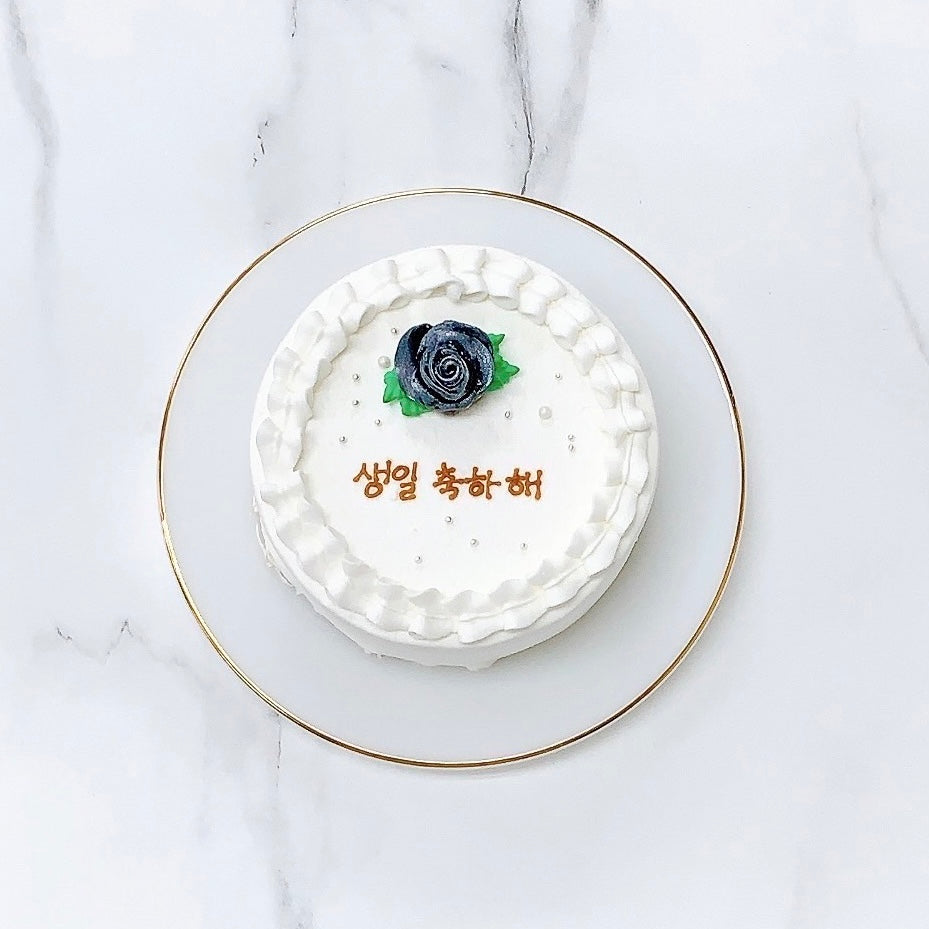 ワンポイントローズセンイルケーキ