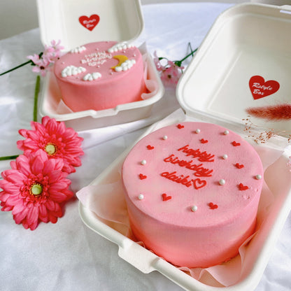 パールプチハートランチボックスケーキ