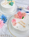 選べる2色の薔薇ケーキ